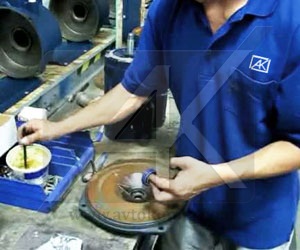 Preparation for installation of the mechanical seal
