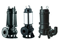 Submersible for sewage disposal