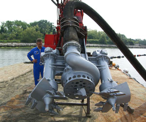 Replacement of the mechanical seal in the slurry pump